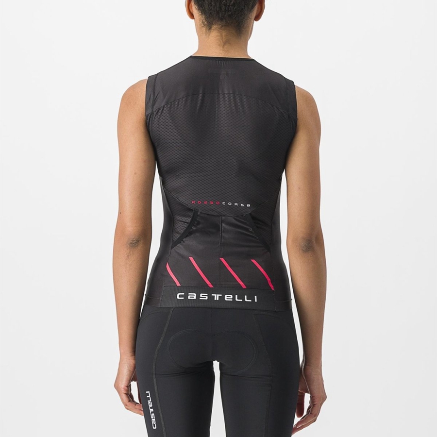 Trajes Castelli FREE 2 W TRI SINGLET Mujer Negros | 805621-VFA