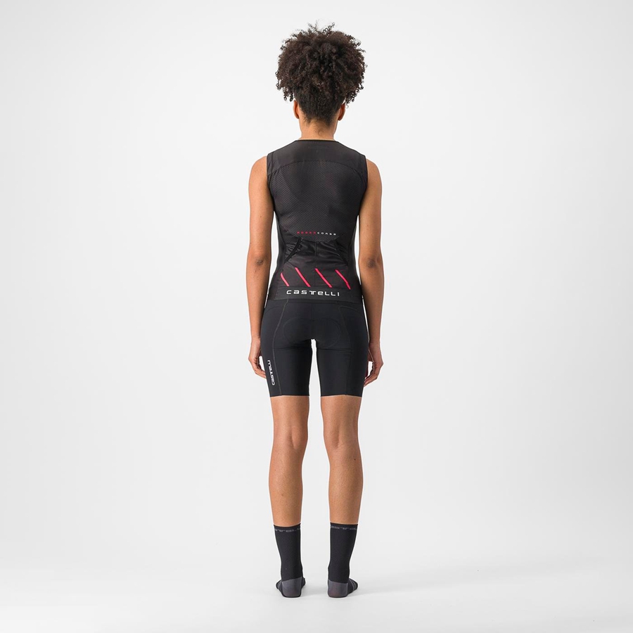 Trajes Castelli RIDE-RUN W Mujer Negros | 695028-ECD